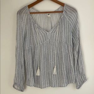 Old navy blue blouse